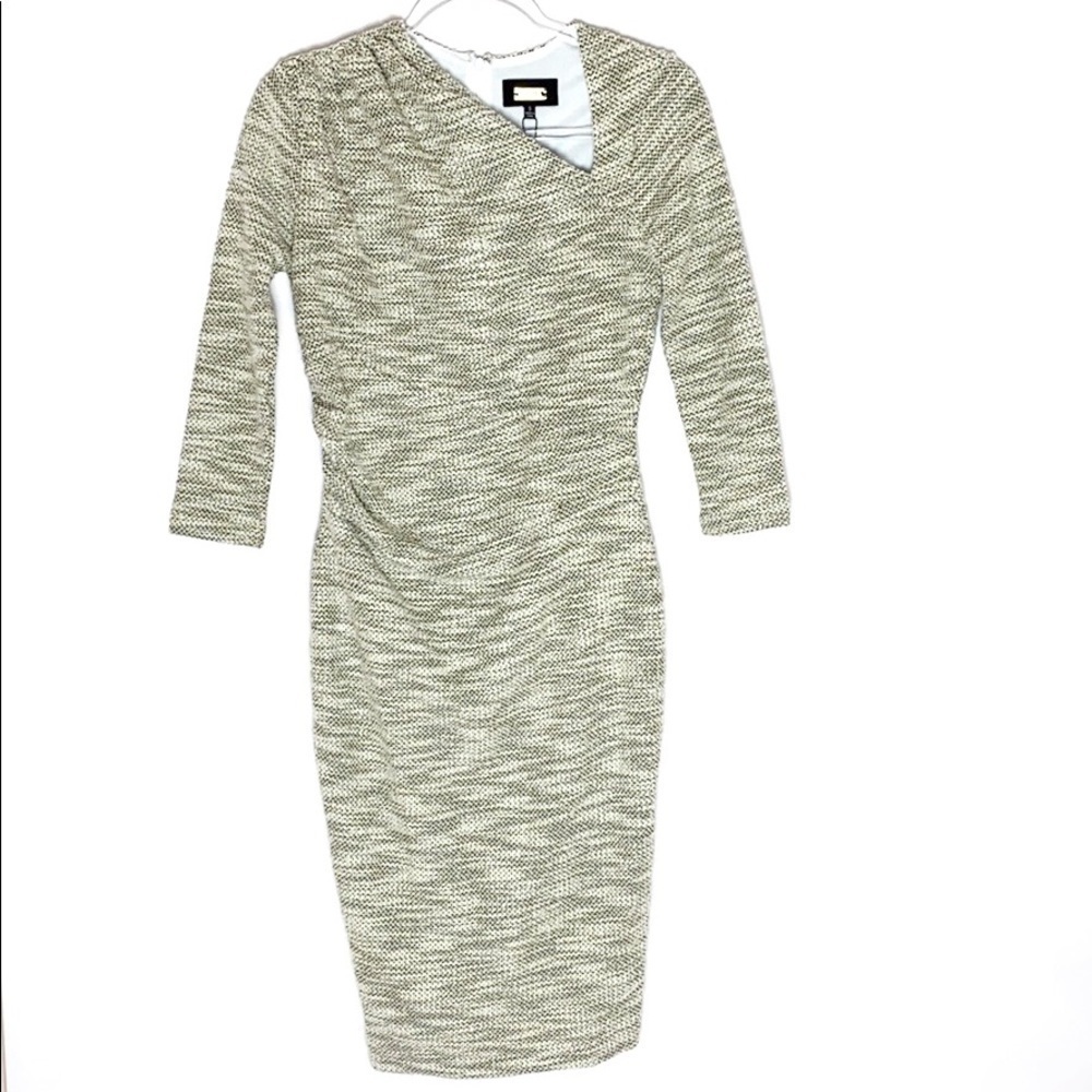Alexia Admor Violetta tweed asymmetrical dress size small NWT - Picture 2 of 8